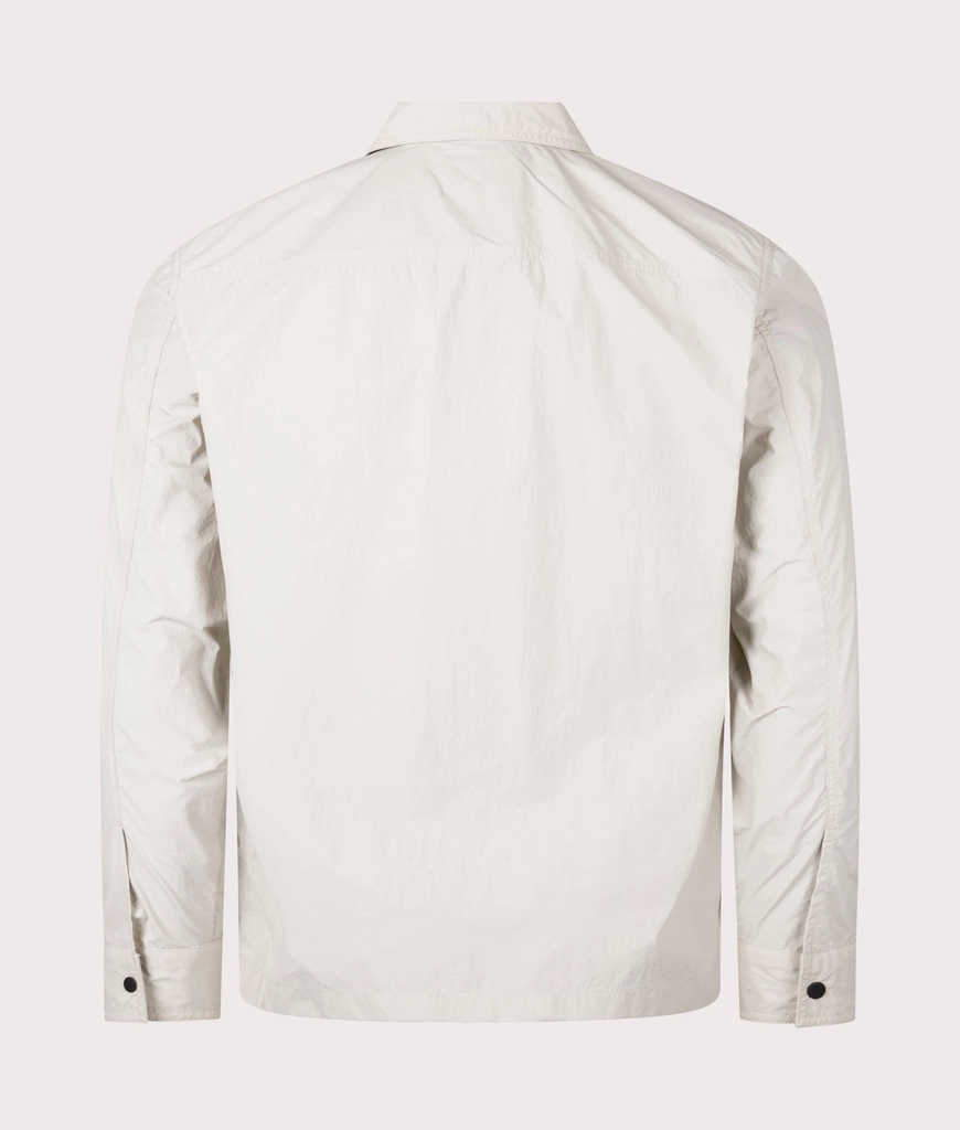Hugo Boss Mens Oversized Leejay Zip Overshirt